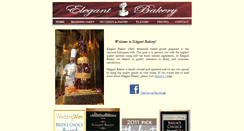 Desktop Screenshot of elegantbakery.com